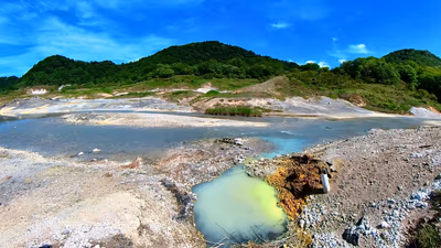 Osorezan Wild hot spring — photo 16
