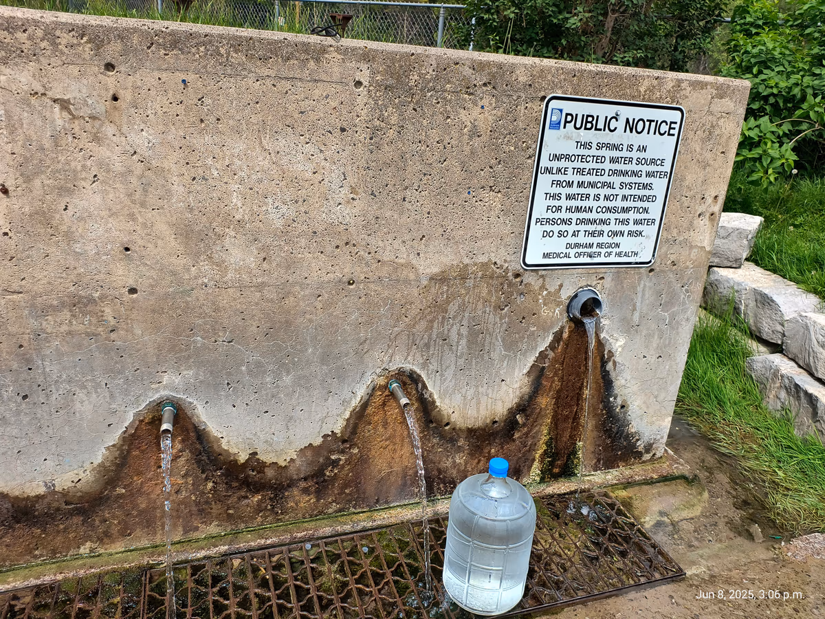 Chalk Lake Spring Water