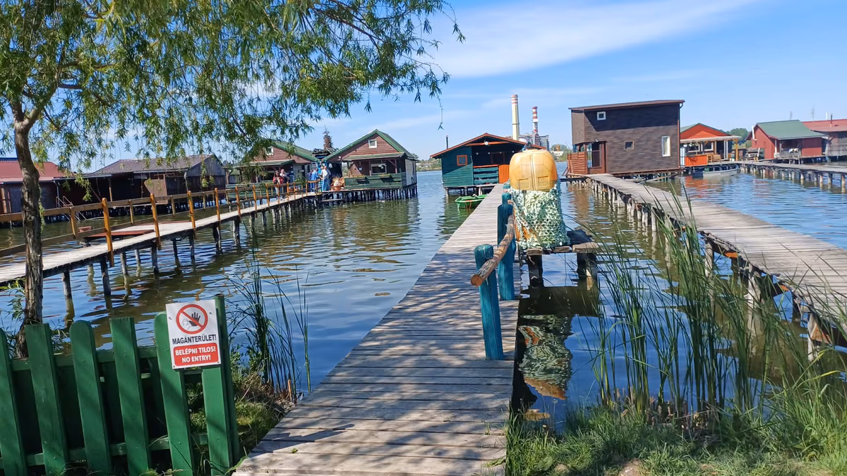Bokodi Floating Village