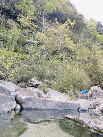 出雲湯村温泉 露天風呂野湯 — photo 13