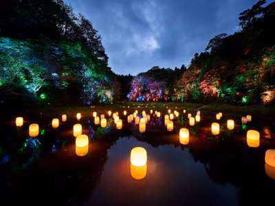 teamLab: Hidden Traces of Rice Terraces Hot Spring — photo 05